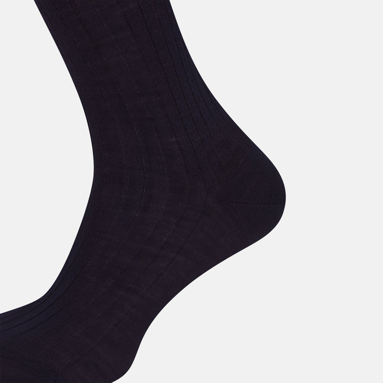 View 4 of product Navy Wool Long Socks 12