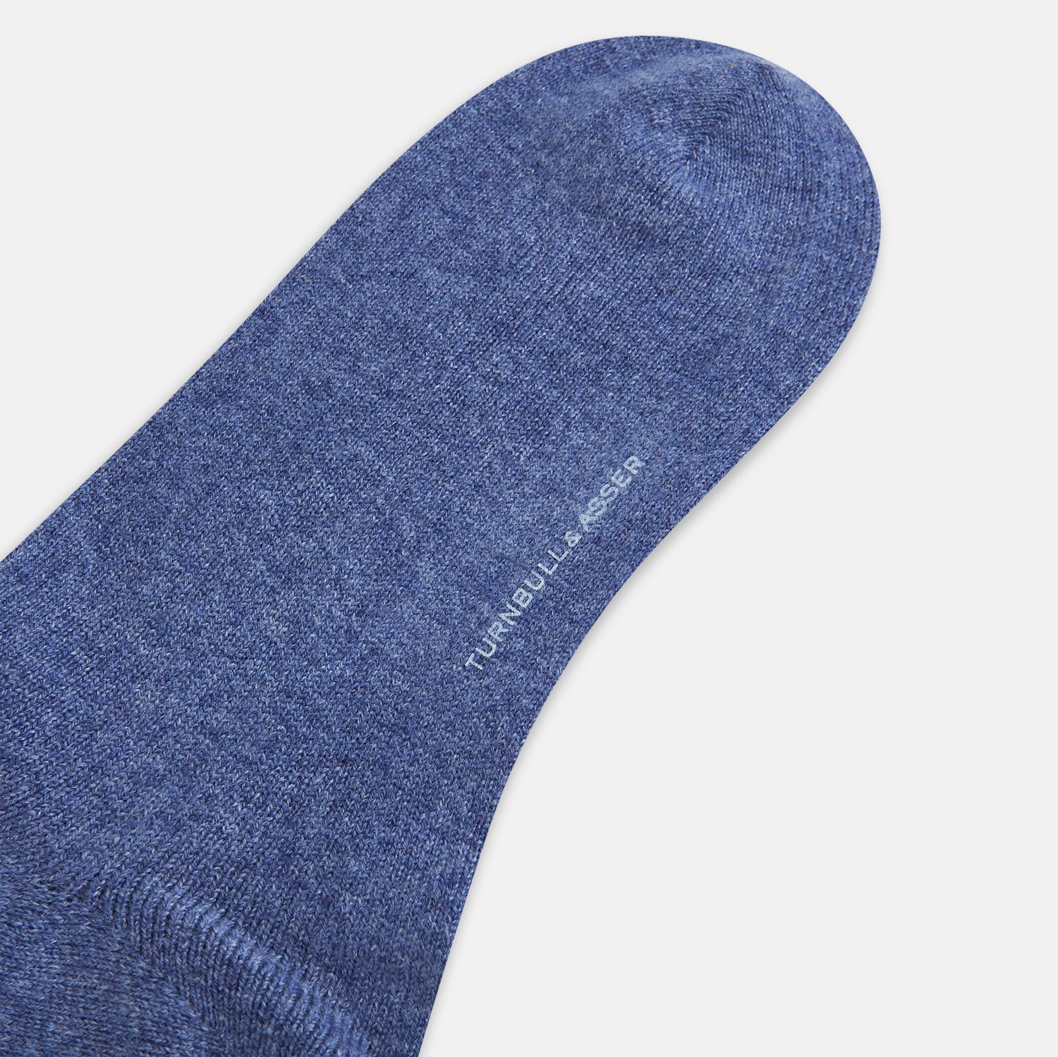 View 3 of product Azzurro Melange Cashmere Long Socks 13