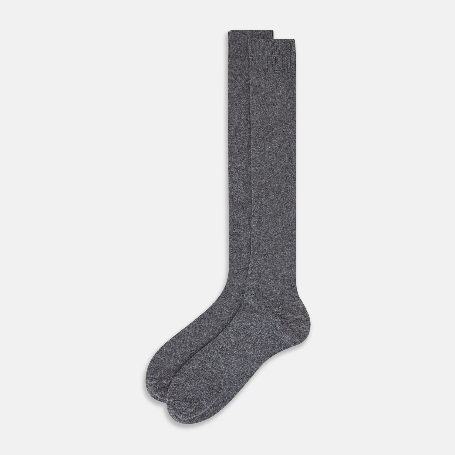 View 2 of product Steel Melange Cashmere Long Socks 13