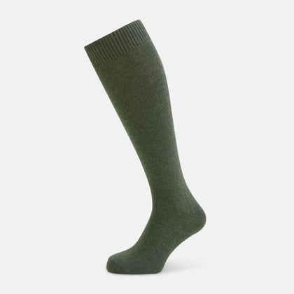 Pistachio Cashmere Long Socks