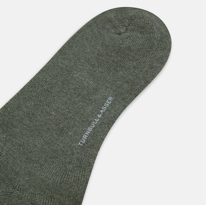 Pistachio Cashmere Long Socks Image 2