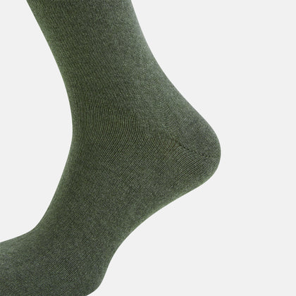 Pistachio Cashmere Long Socks Image 3