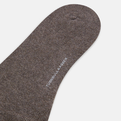 Pine Cone Cashmere Mid-length Socks Image 2