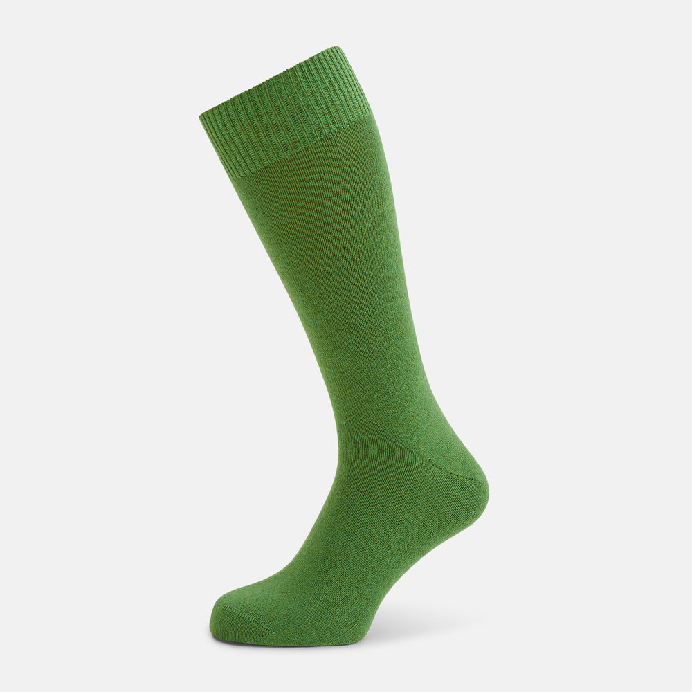 Fern Cashmere Mid-length Socks OS