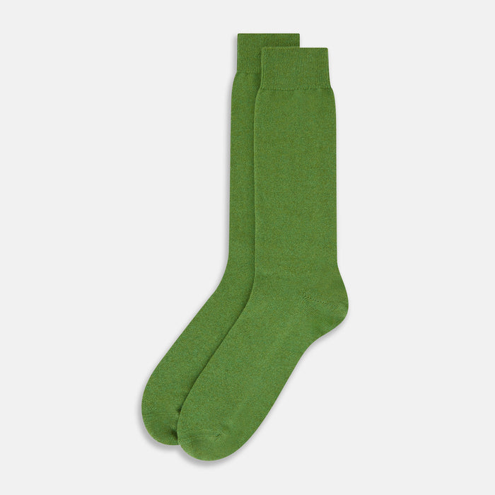 Fern Cashmere Mid-length Socks Image 1