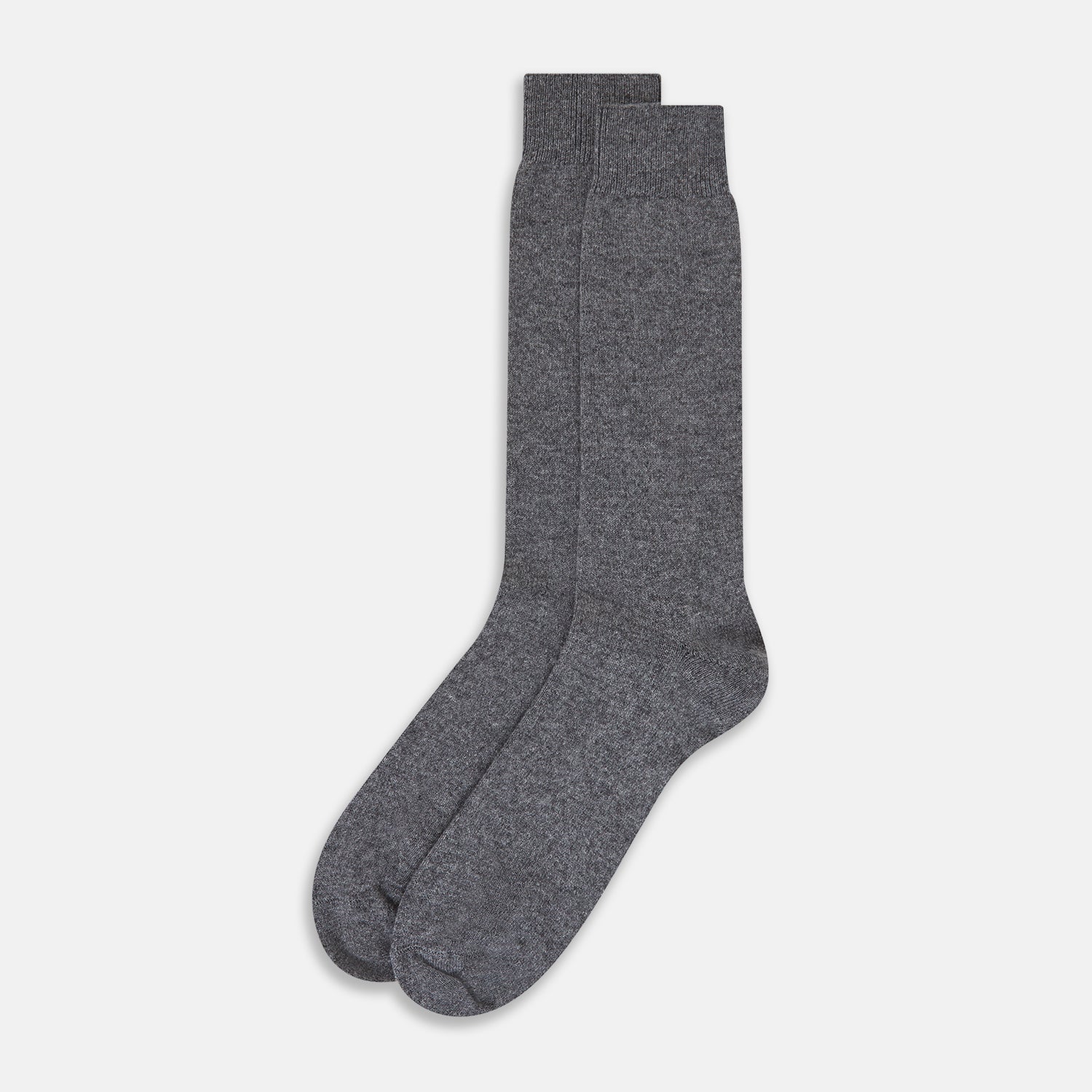 View 2 of product Steel Melange Cashmere Mid-length Socks OS