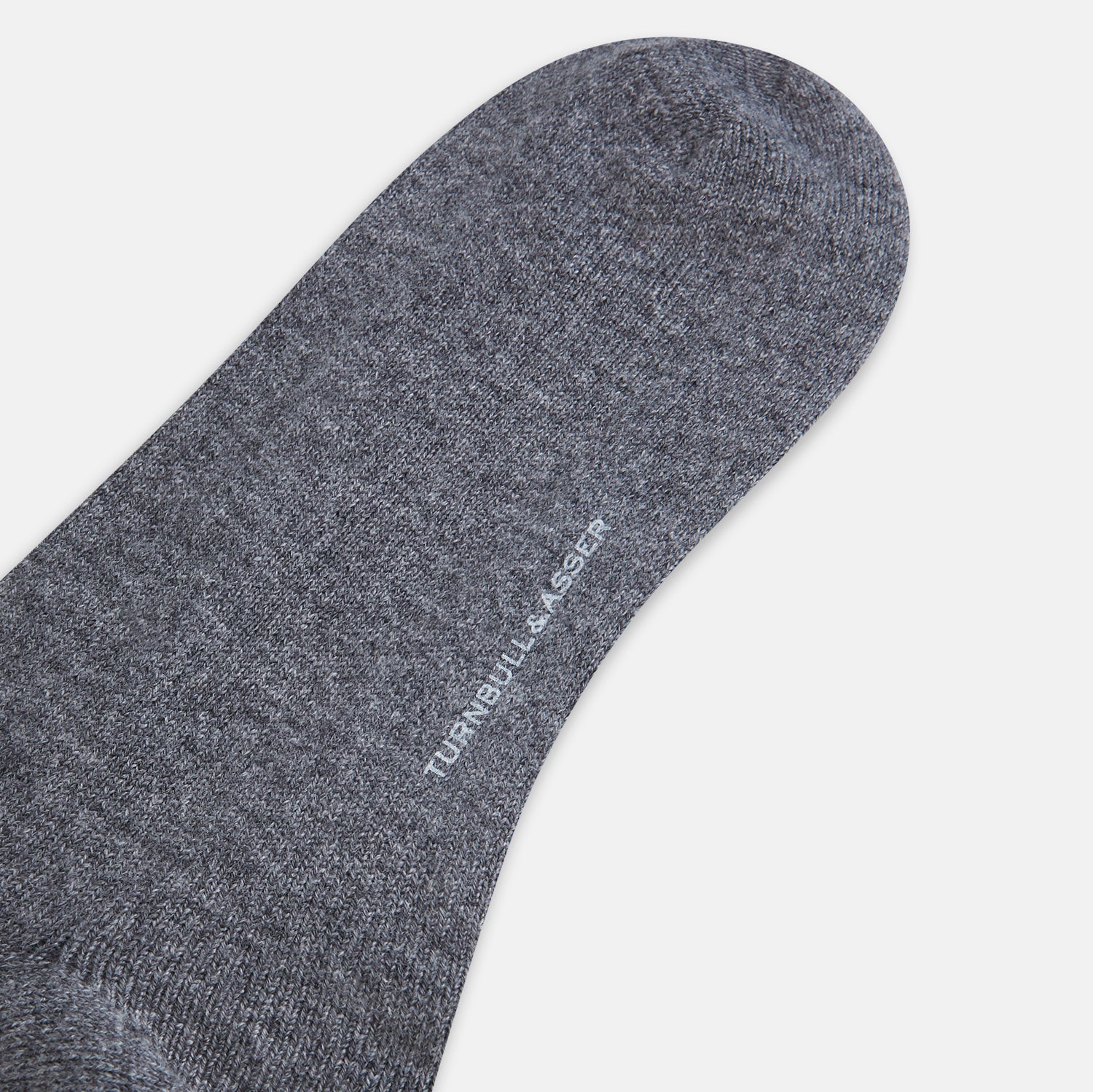View 3 of product Steel Melange Cashmere Mid-length Socks OS