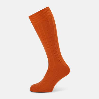 Clementine Wool Mid-length Socks