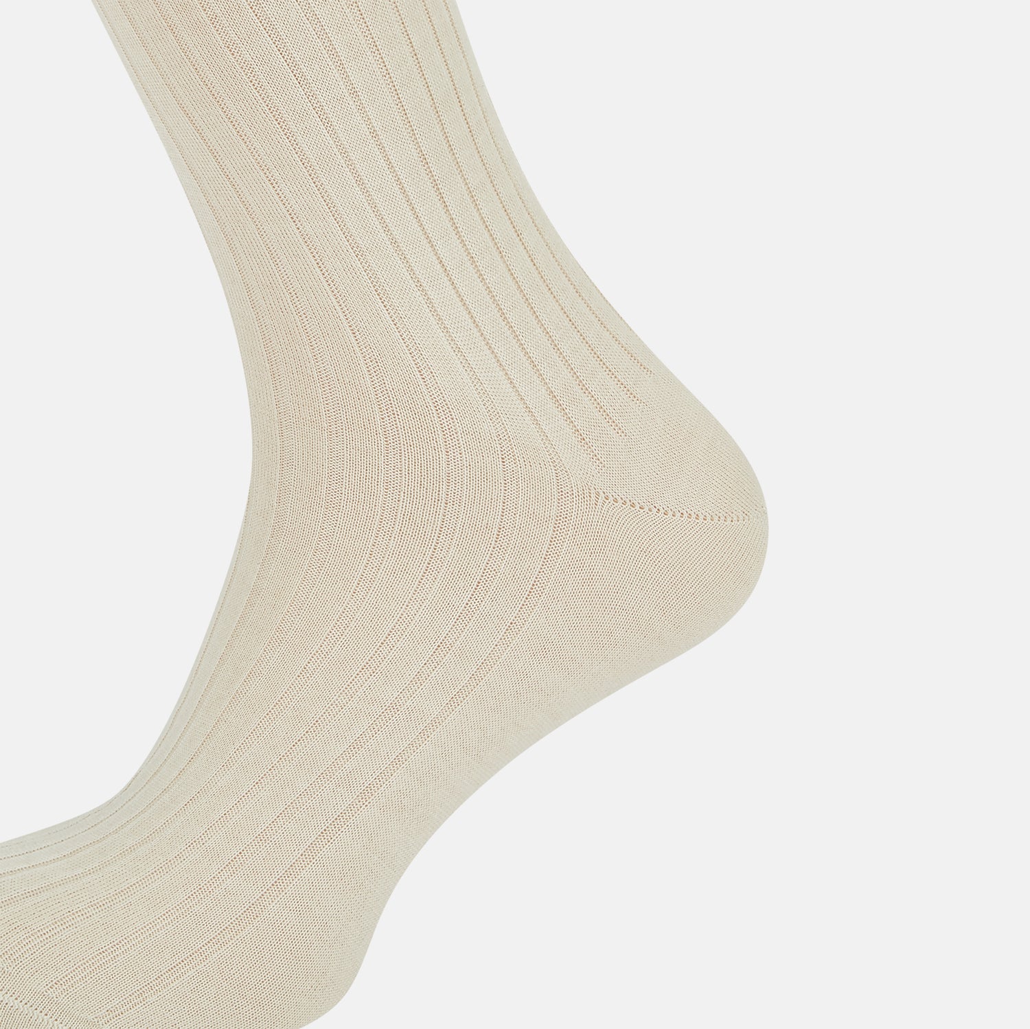 View 3 of product Ivory Cashmere Silk Long Socks 13