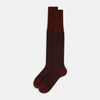 View 2 of product Burgundy Motif Intarsia Wool Long Socks 13