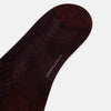 View 3 of product Burgundy Motif Intarsia Wool Long Socks 13
