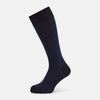 View 1 of product Navy Motif Intarsia Wool Mid-length Socks 13