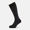 View 1 of product Charcoal Melange Motif Intarsia Wool Mid-length Socks 13