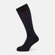 Navy and Blue Yarn Striped Wool Mid-length Socks 13