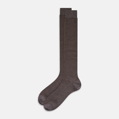 SOCKS WOOL/ CASHMERE LONG PINE CONE Image 1
