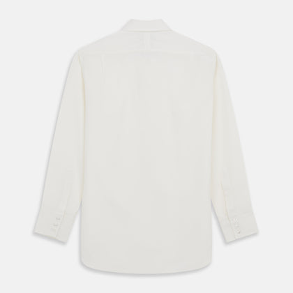 Cream Silk Mayfair Shirt Image 3
