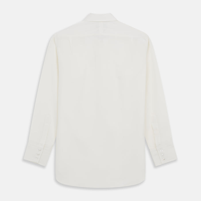 Cream Silk Mayfair Shirt Image 3