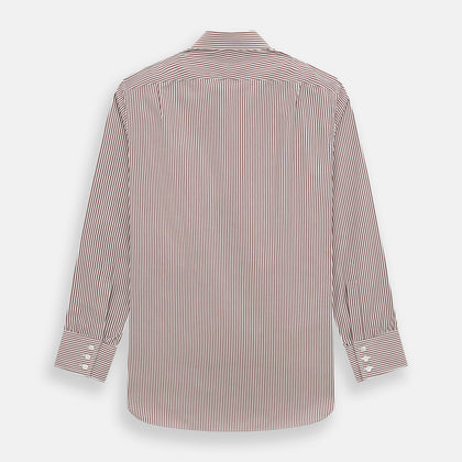 Burgundy Halo Stripe Winston Shirt Image 2