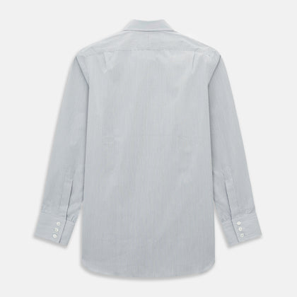 SHIRTS RF NEW T&A COLLAR 3BC WH W/ NAVY BLUE STR Image 2
