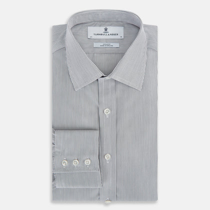 SHIRTS RF NEW T&A COLLAR 3BC WH W/ NAVY BLUE STR Image 4