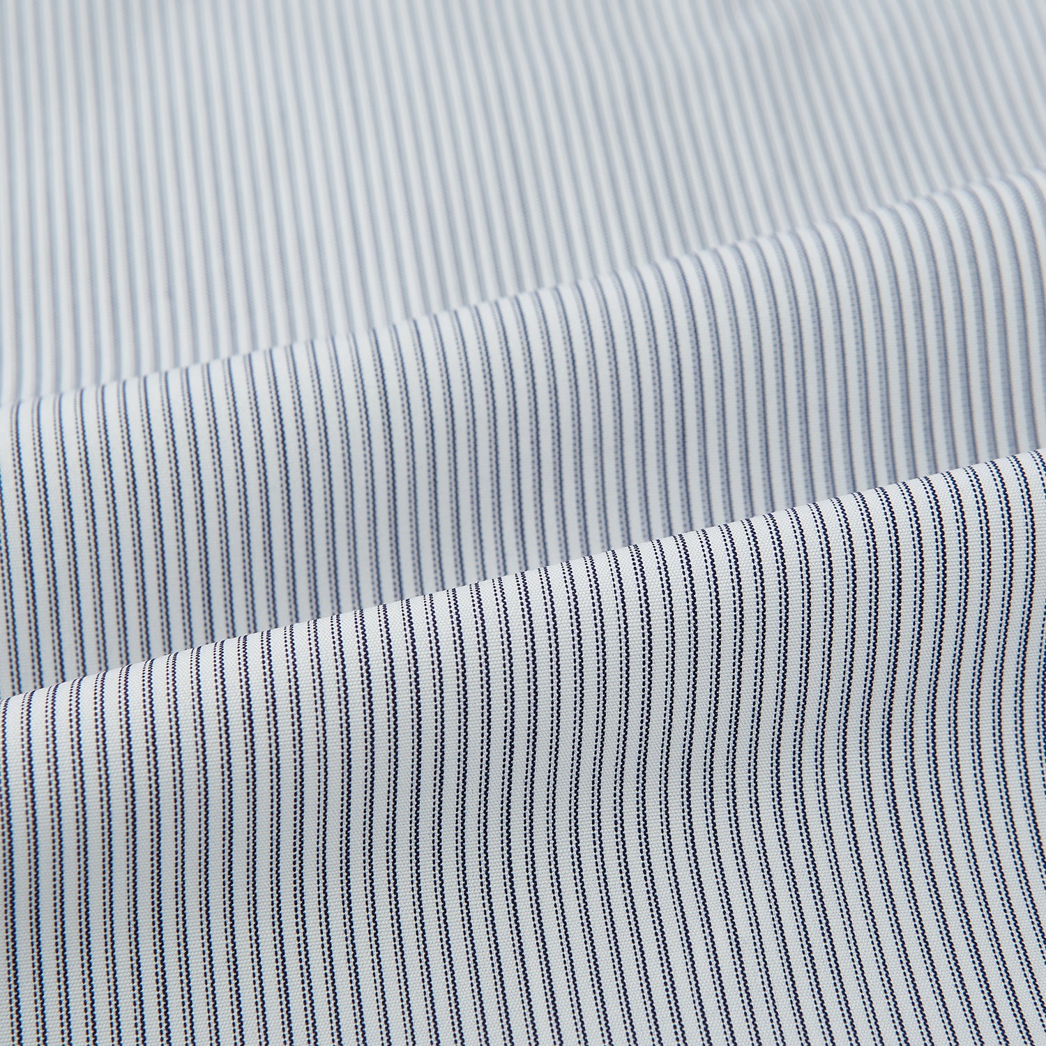 View 6 of product Navy Ripple Double Pinstripe Mayfair Shirt 14.5