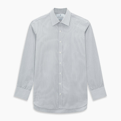 SHIRTS RF NEW T&A COLLAR 3BC WH W/ NAVY BLUE STR Image 6