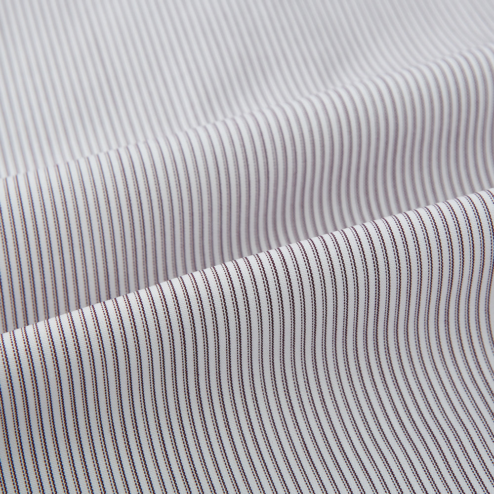 Brown Ripple Double Pinstripe Mayfair Shirt 17