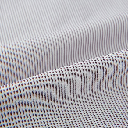 SHIRTS RF NEW T&A COLLAR 3BC WH W/ BROWN STRIPE Image 5