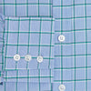 View 4 of product Blue and Green Windowpane Mayfair Shirt 19