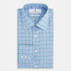 View 5 of product Blue and Green Windowpane Mayfair Shirt 19