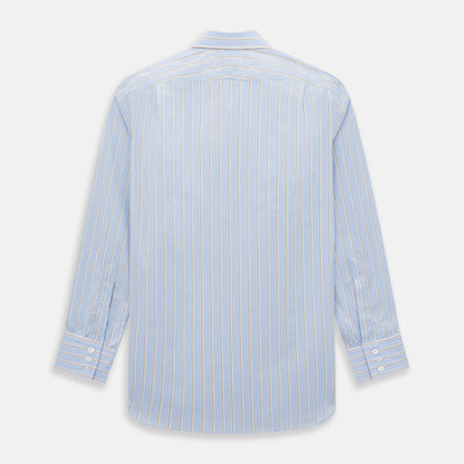Blue and Yellow Multi-Stripe Mayfair Shirt Image 2
