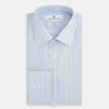 View 5 of product Blue and Yellow  Multi-Stripe Mayfair Shirt 19
