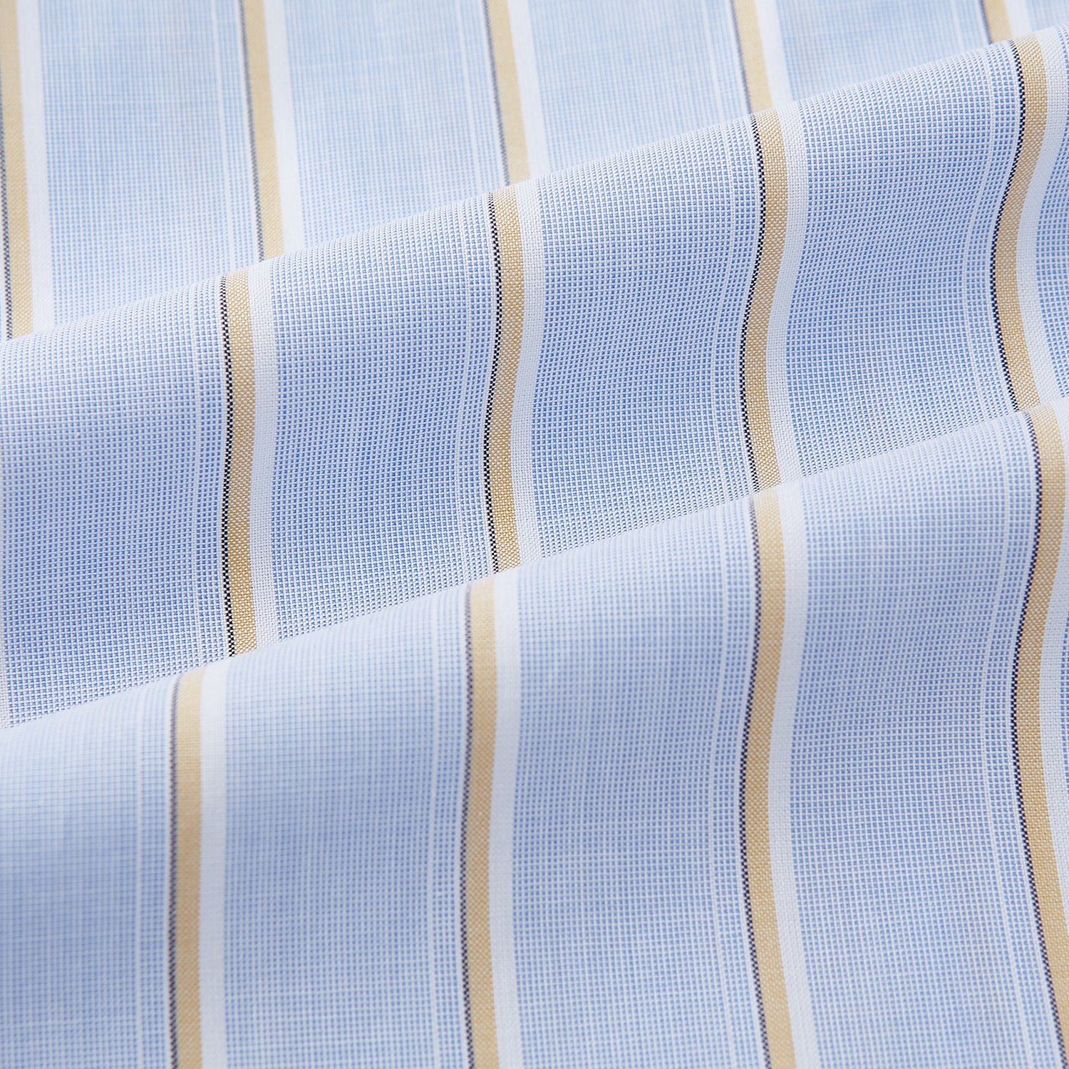 View 6 of product Blue and Yellow  Multi-Stripe Mayfair Shirt 19