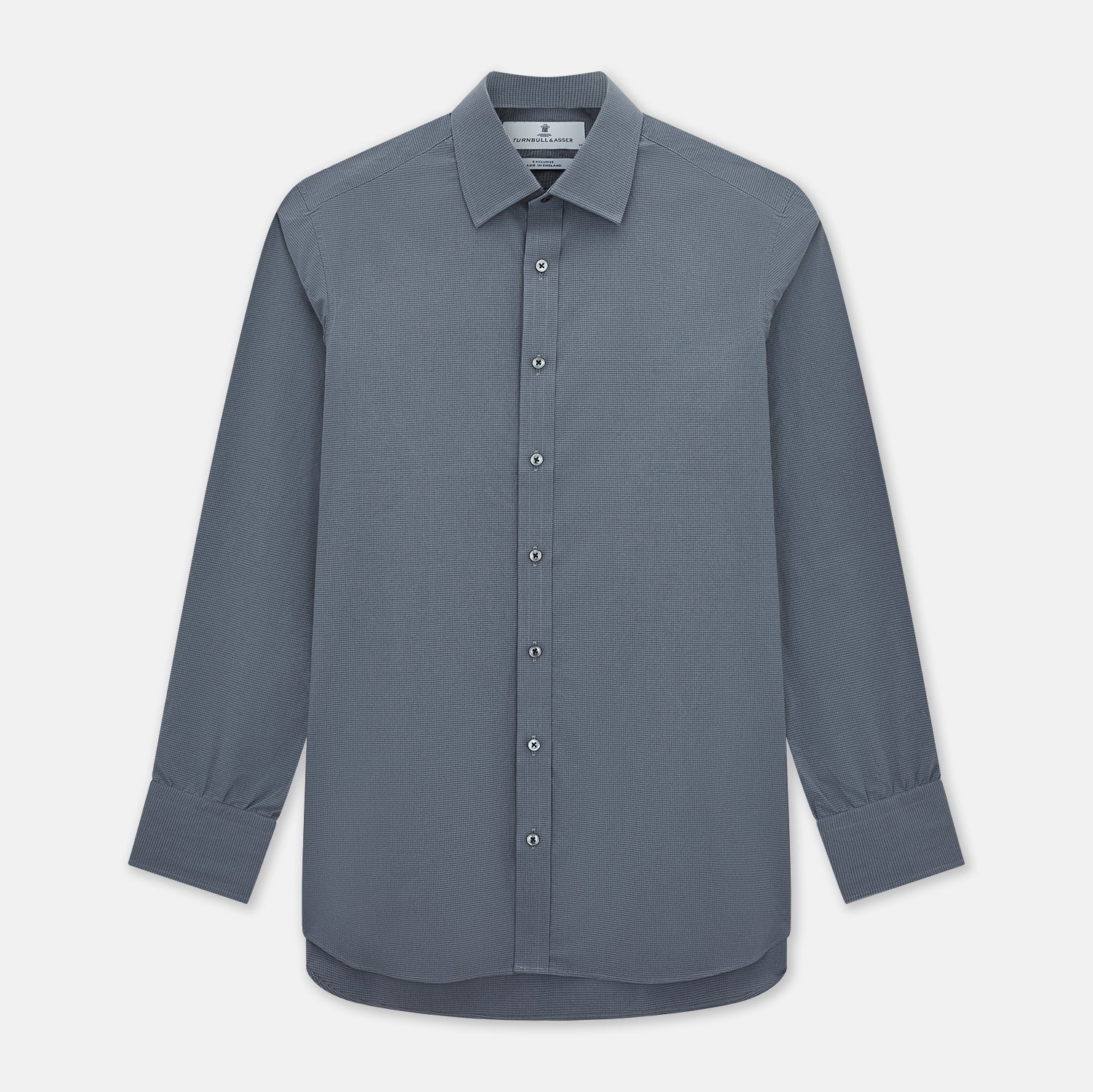 View 1 of product Grey Pin Check Mayfair Shirt 19