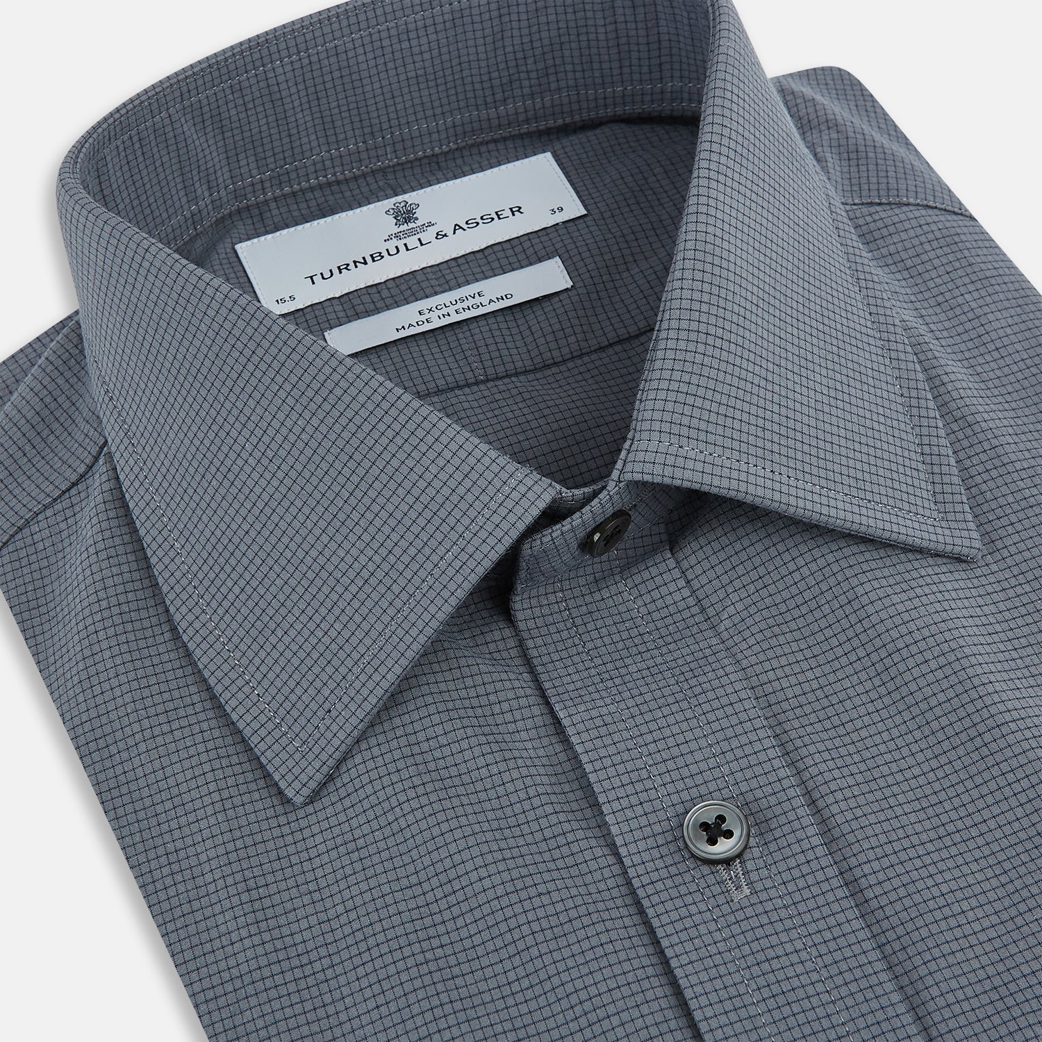 View 2 of product Grey Pin Check Mayfair Shirt 19