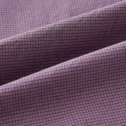 Light Plum Pin Check Mayfair Shirt Image 5