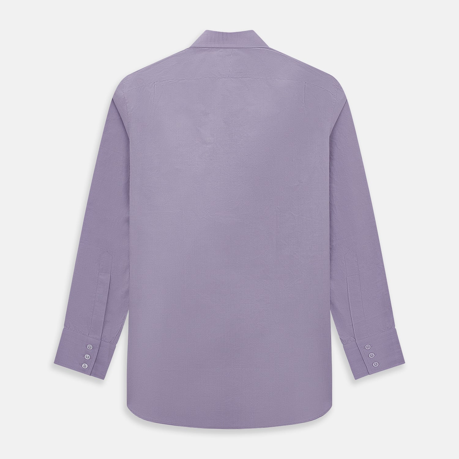 View 3 of product Lilac Pin Check Mayfair Shirt 19