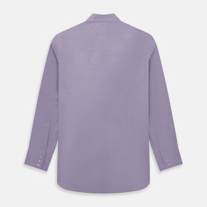 Lilac Pin Check Mayfair Shirt Image 2