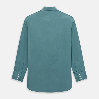 Sage Pin Check Mayfair Shirt Image 2
