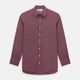 Wine Pin Check Mayfair Shirt 19