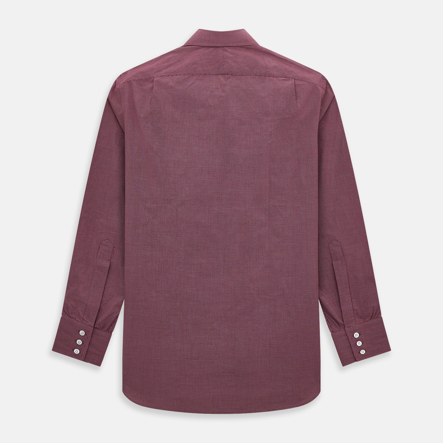 View 3 of product Wine Pin Check Mayfair Shirt 19
