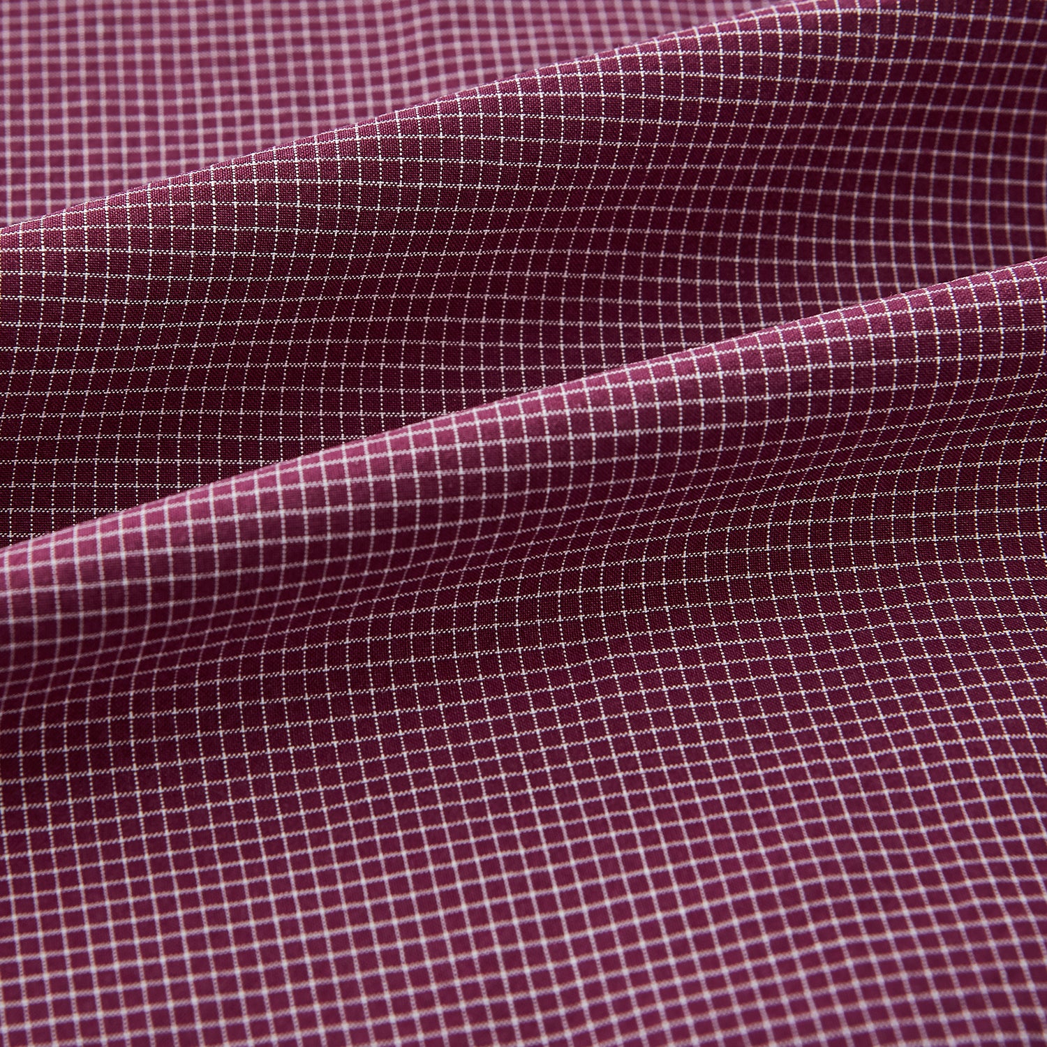 View 6 of product Wine Pin Check Mayfair Shirt 19