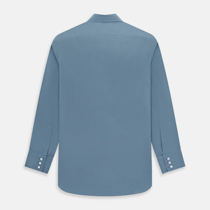 Steel Grey Pin Check Mayfair Shirt Image 2