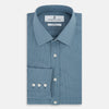 View 5 of product Steel Grey Pin Check Mayfair Shirt 19