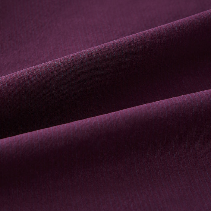 Dark Burgundy Pinstripe Mayfair Shirt Image 5