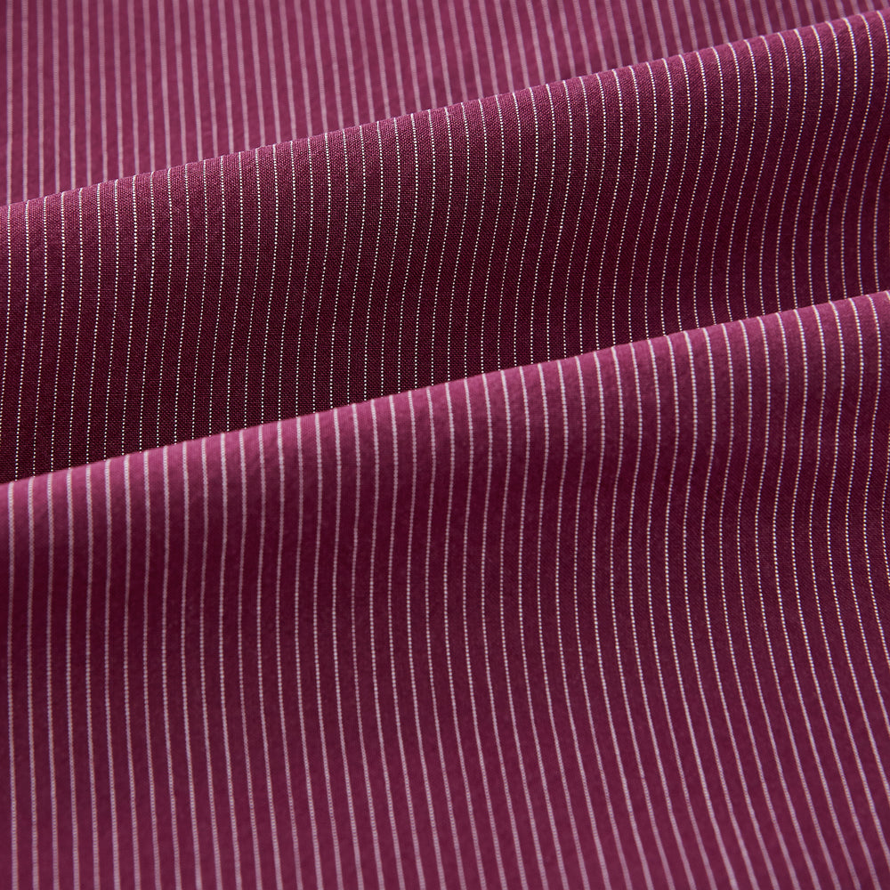 Wine Pinstripe Mayfair Shirt 19