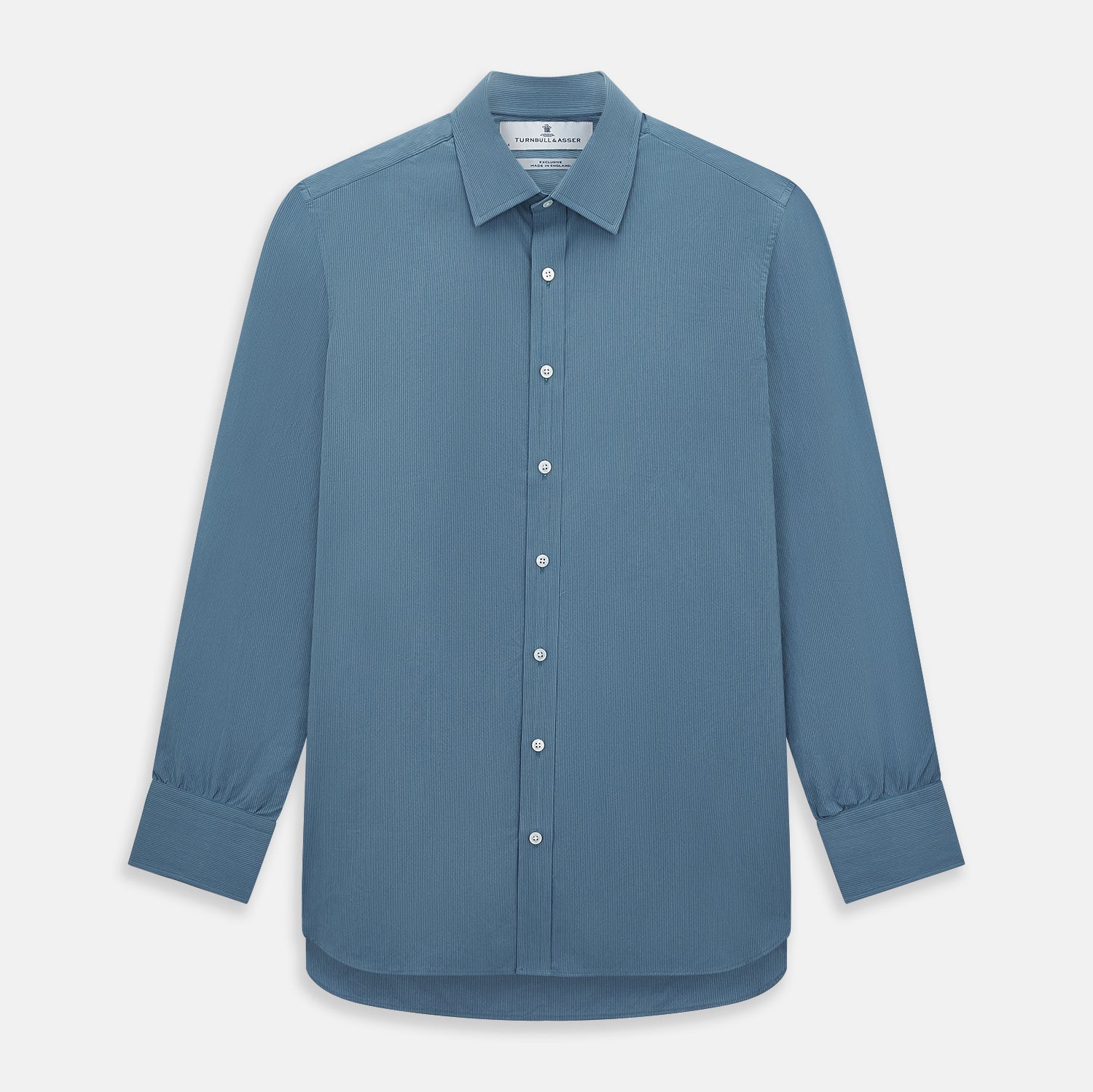 View 1 of product Steel Grey Pinstripe Mayfair Shirt 19