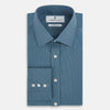 View 5 of product Steel Grey Pinstripe Mayfair Shirt 19