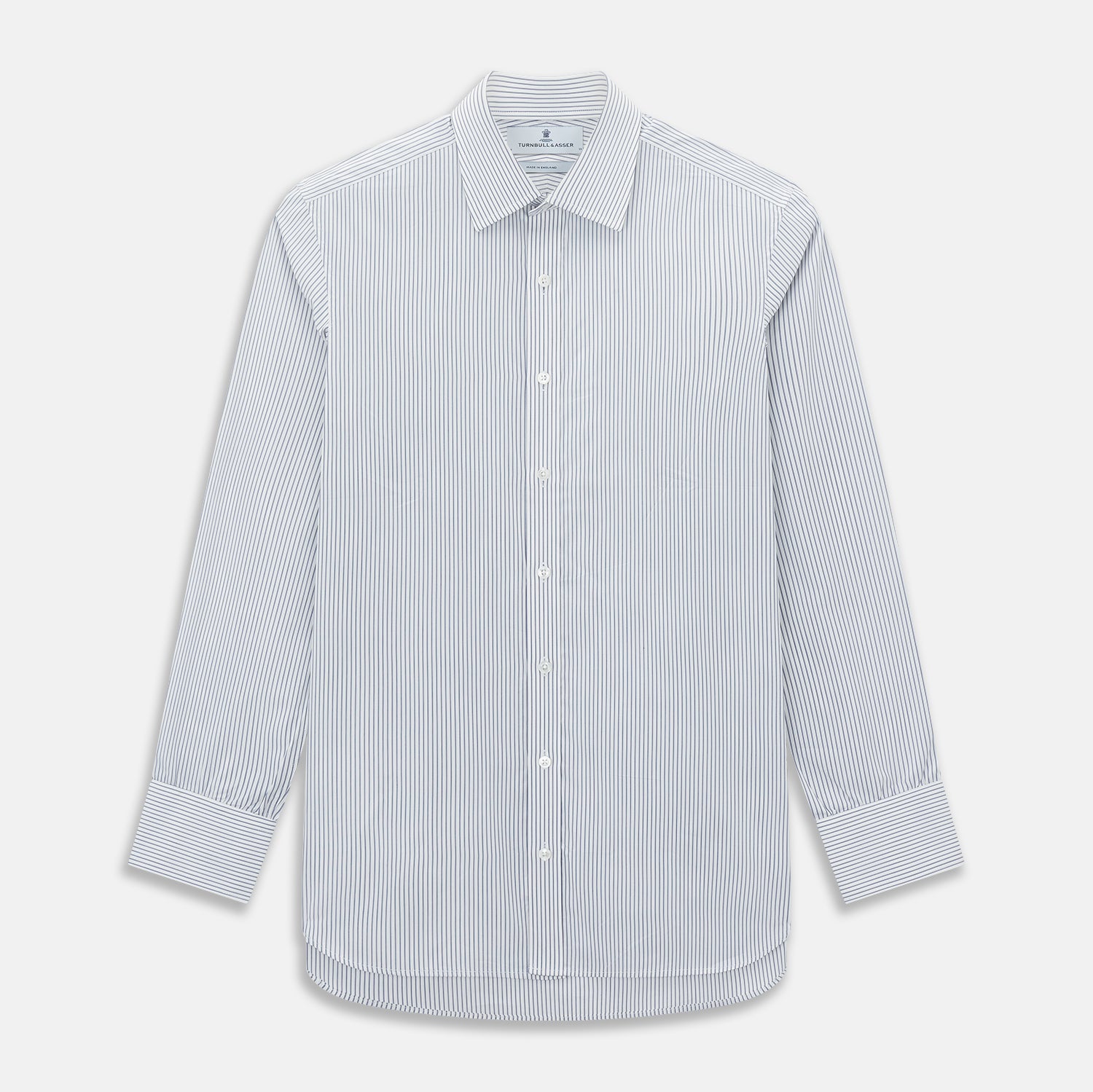 View 1 of product Navy Pair Stripe Mayfair Shirt 16