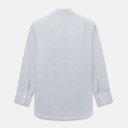 SHIRTS RF NEW T&A COLLAR 3BC WHITE W/ NAVY BLU STR Image 2